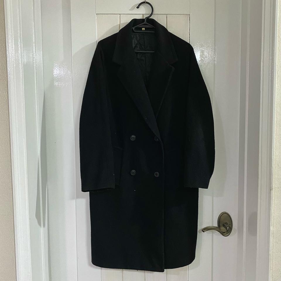 블랙 더블코트
