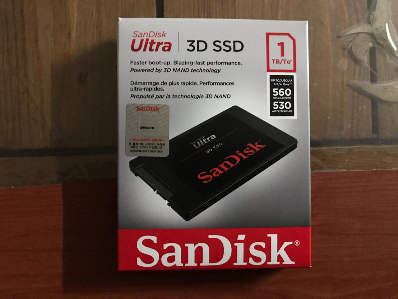 Sandisk Ultra 3D NAND SSD 1TB SATA3