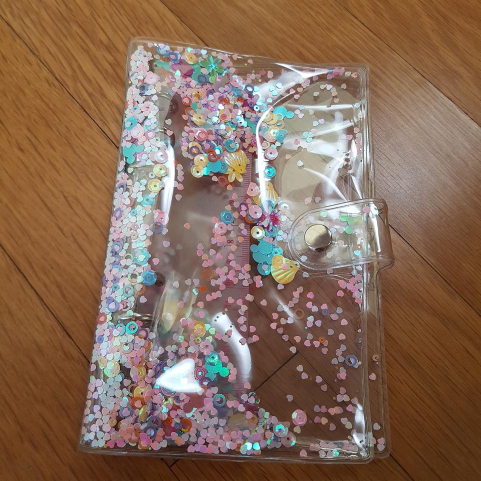 스팽글블링블링6공다이어리