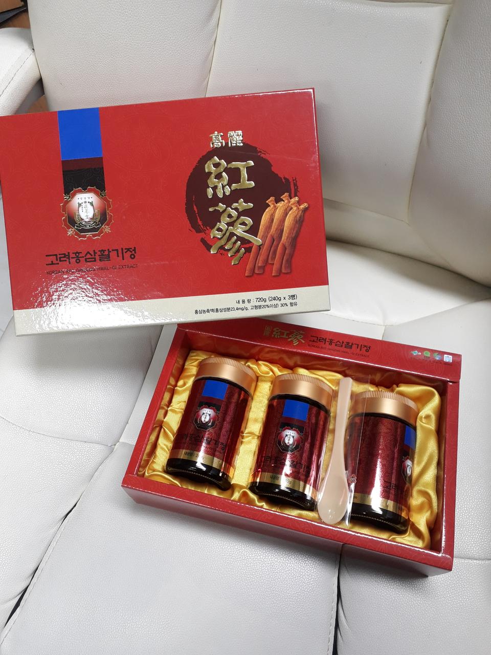 (동진 ) 고려홍삼활기정 240g*3병 명절선물