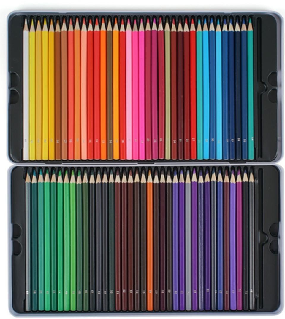 어린이안전인증 72색 수채색연필