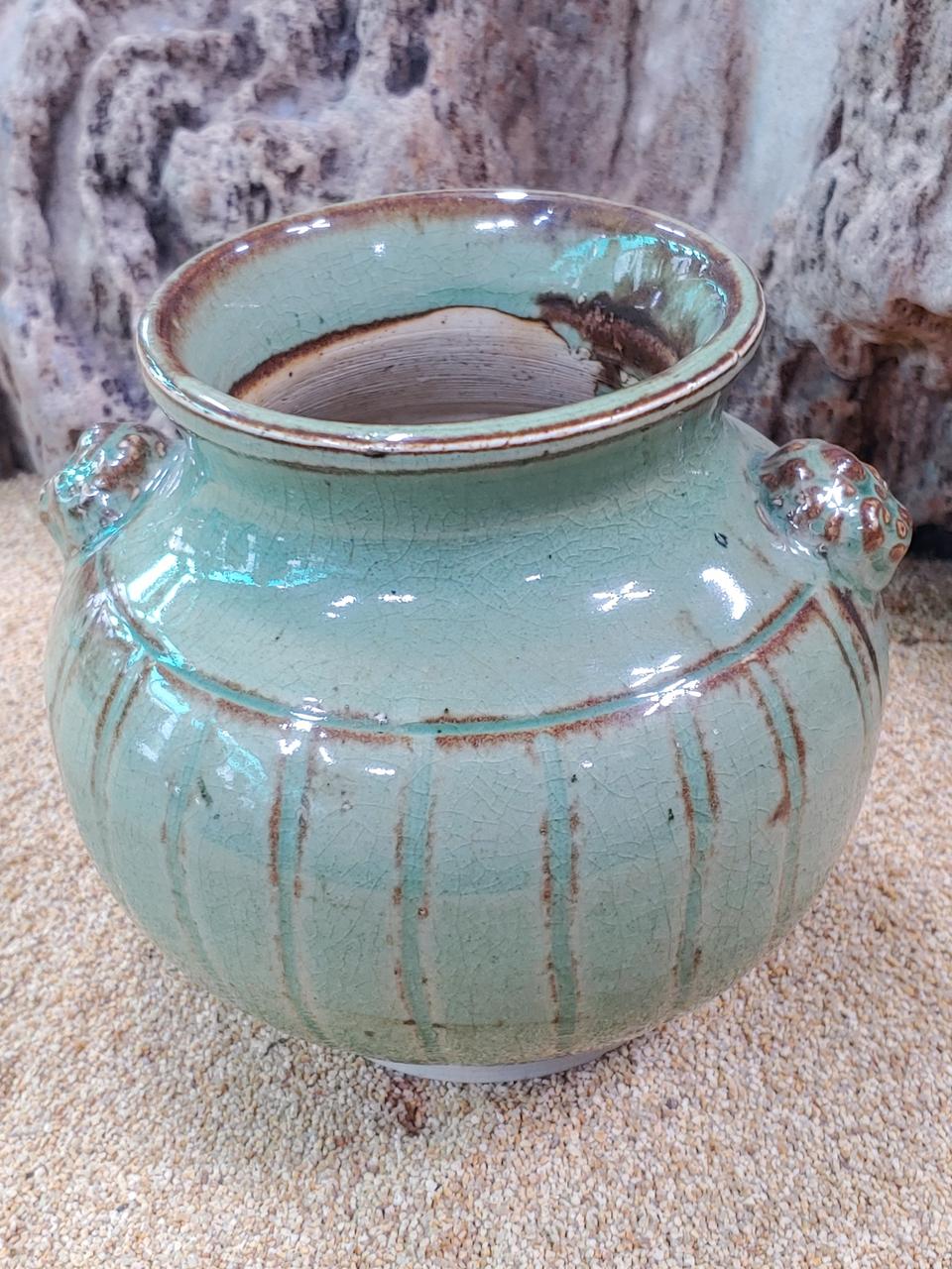 민요 꽃병 180년된 도자기