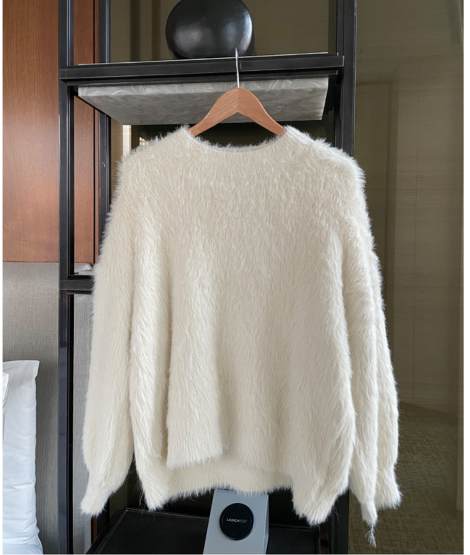 털날림없는 니트 털니트 라운드니트 앙고라니트 새거