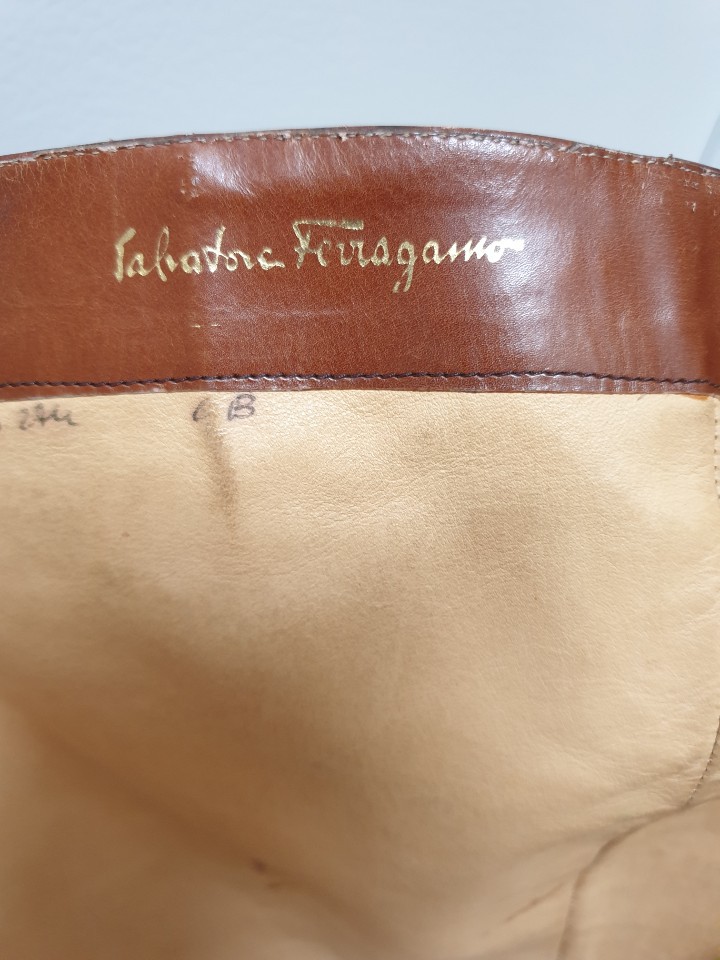 정품페레가모롱부츠