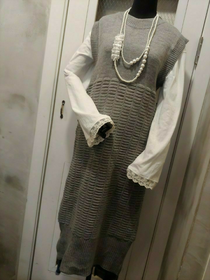 롱롱 니트 원피스 (새상품)