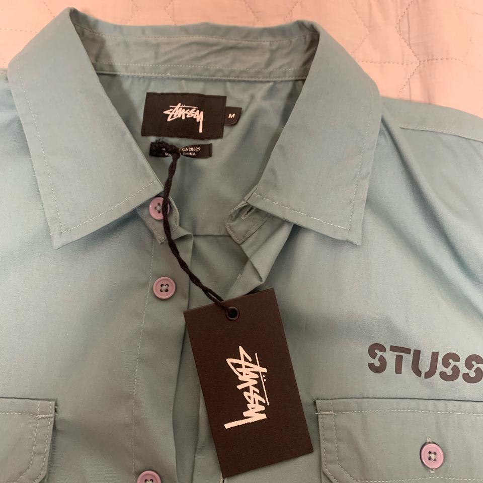 스투시 워크 반팔 셔츠