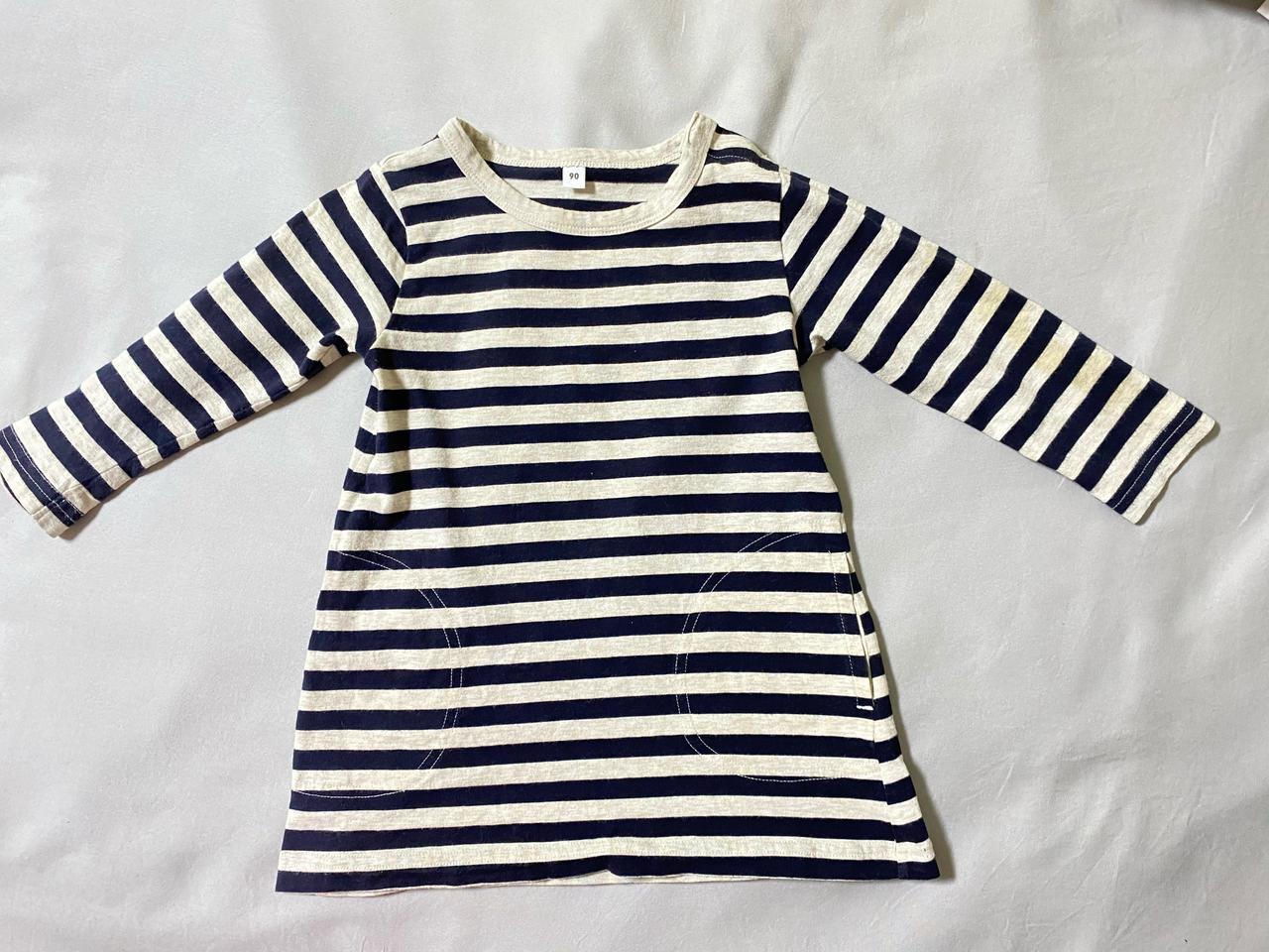 무인양품 오가닉면 유아 3세 90cm 13kg  면 티셔츠