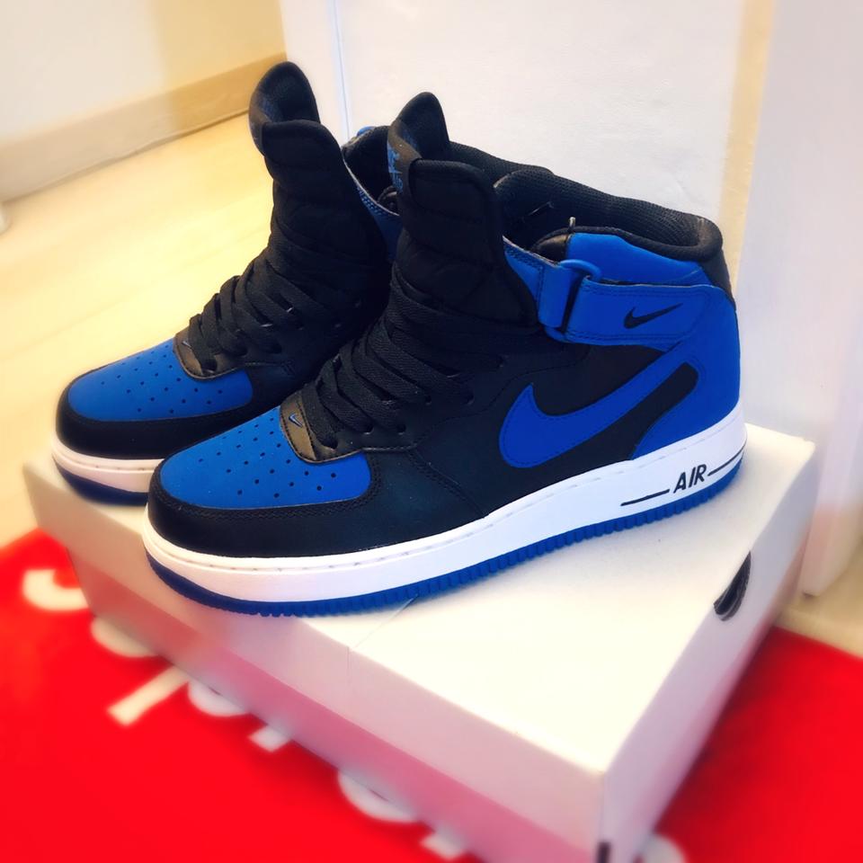 나이키 에어포스 미드 로얄블루 280cm