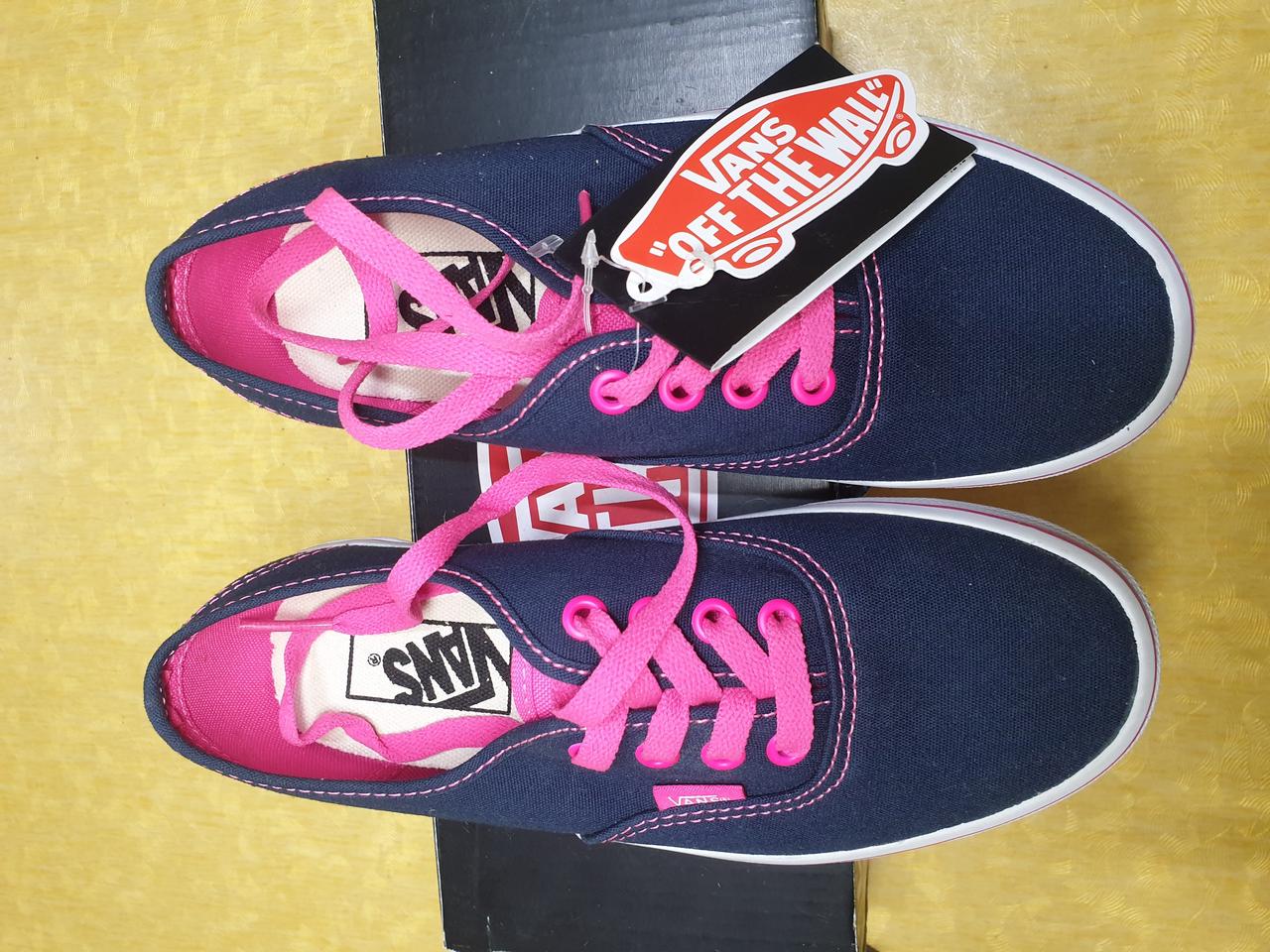 반스 어센틱 Blue/Pink 225