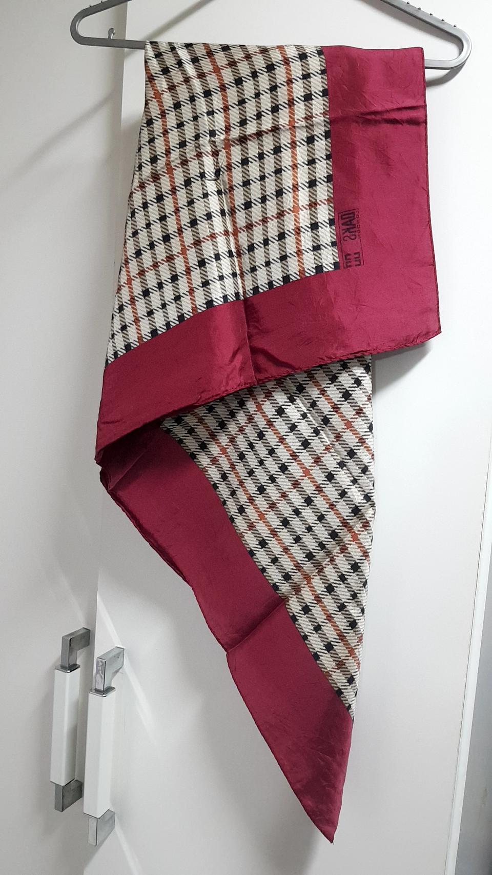 닥스 스카프 100% 실크