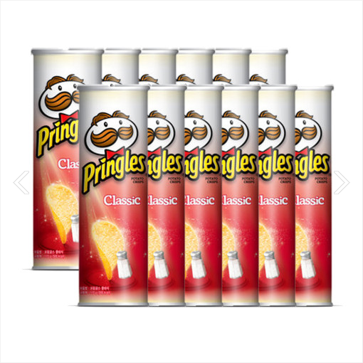 프링글스 클래식 오리지널 110g 12개 판매 합니다. 