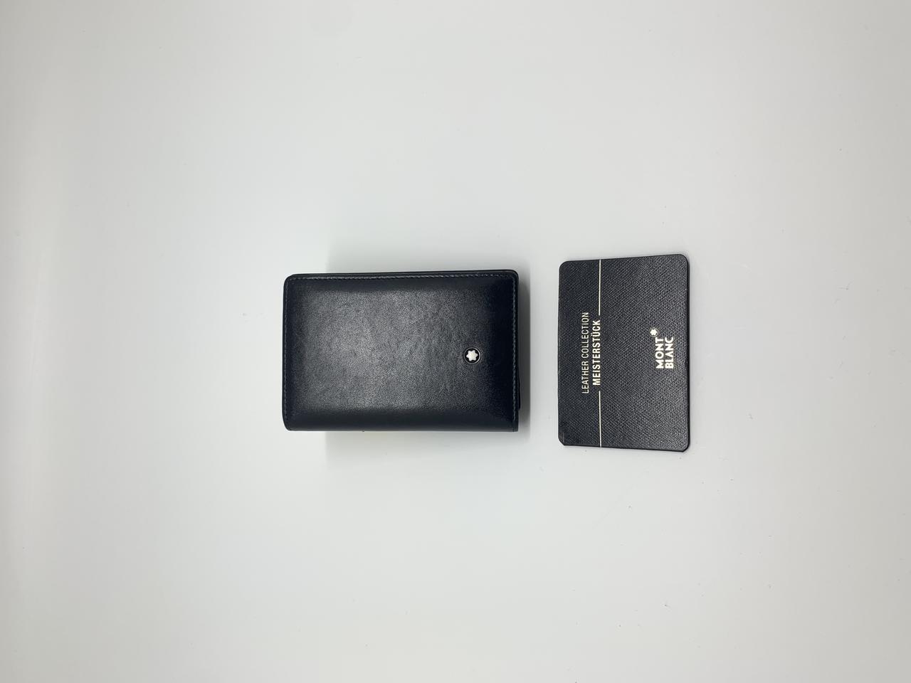 정품 몽블랑 이태리독일 소가죽레더 블랙 수납포켓 프리미엄명품 홀더보관함 카드지갑 명함지갑
