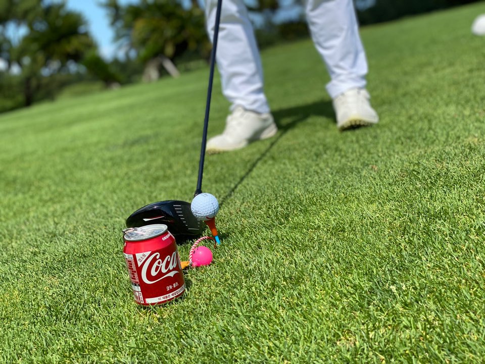 코카콜라 골프 티걸이