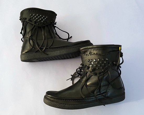 JOHN BAKERY 양가죽 앵클부츠