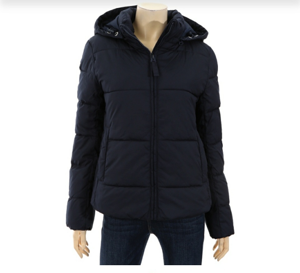 (할인)새상품 후아유 캘리포니아 네이비 숏패딩