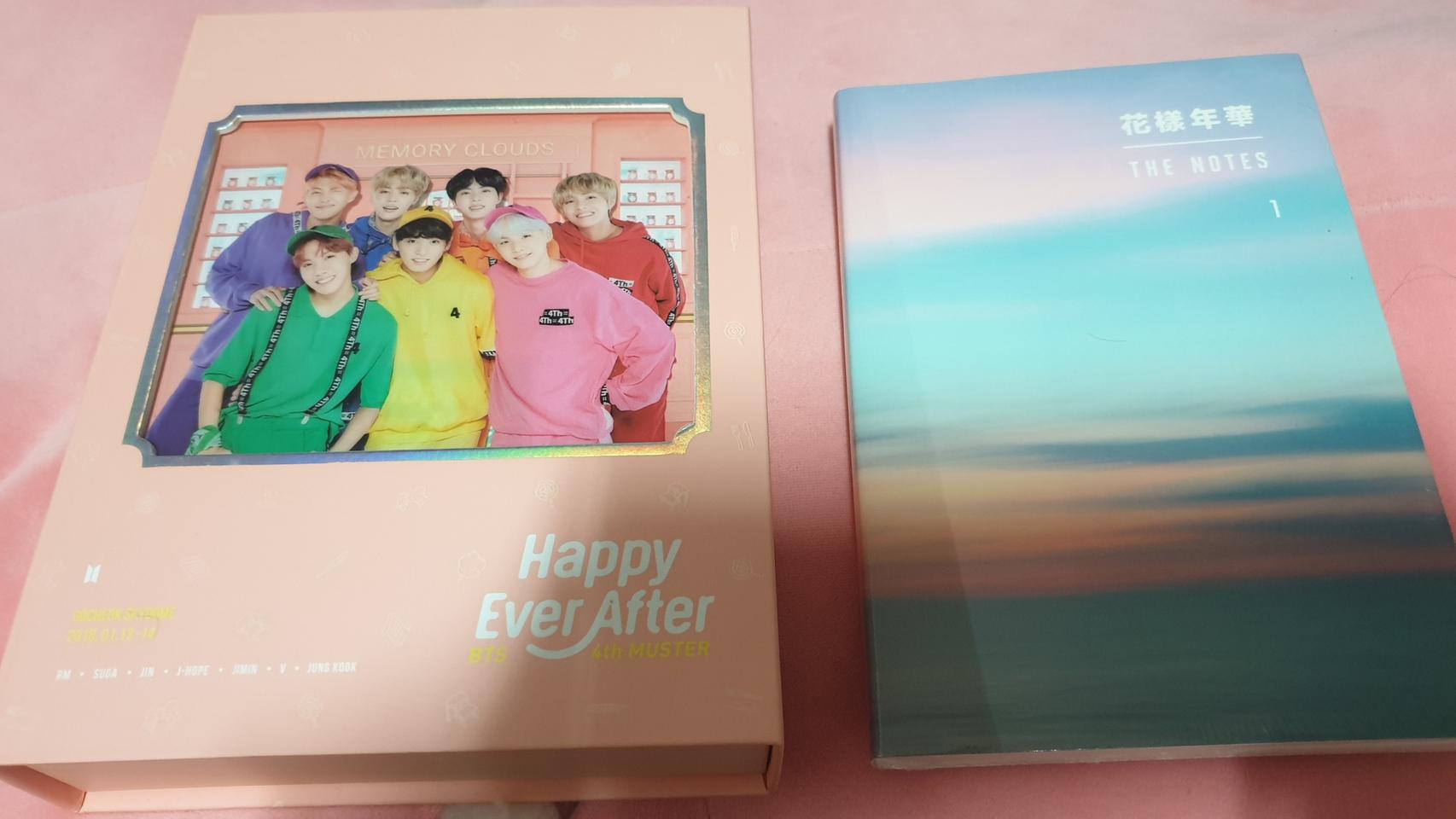 bts 머스터4기 dvd + 화양연화 더 노트 1