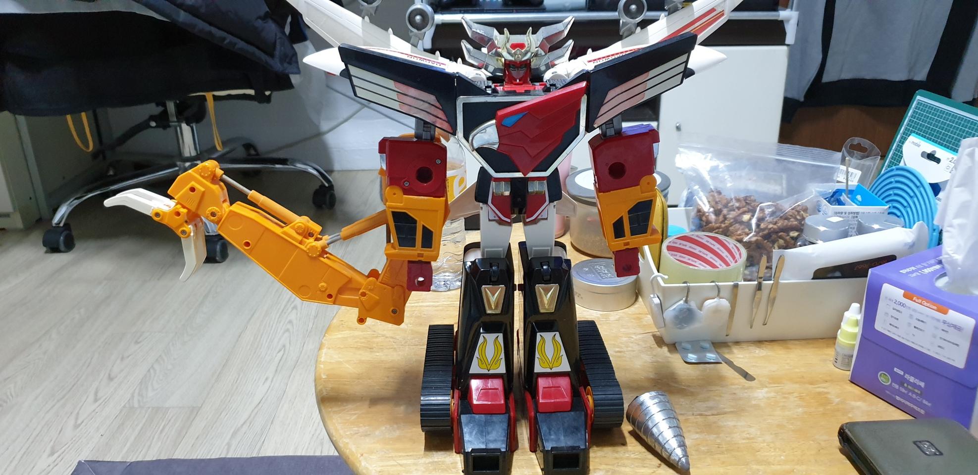 정크 DX슈퍼 화이어 다그온 용자물 로보트