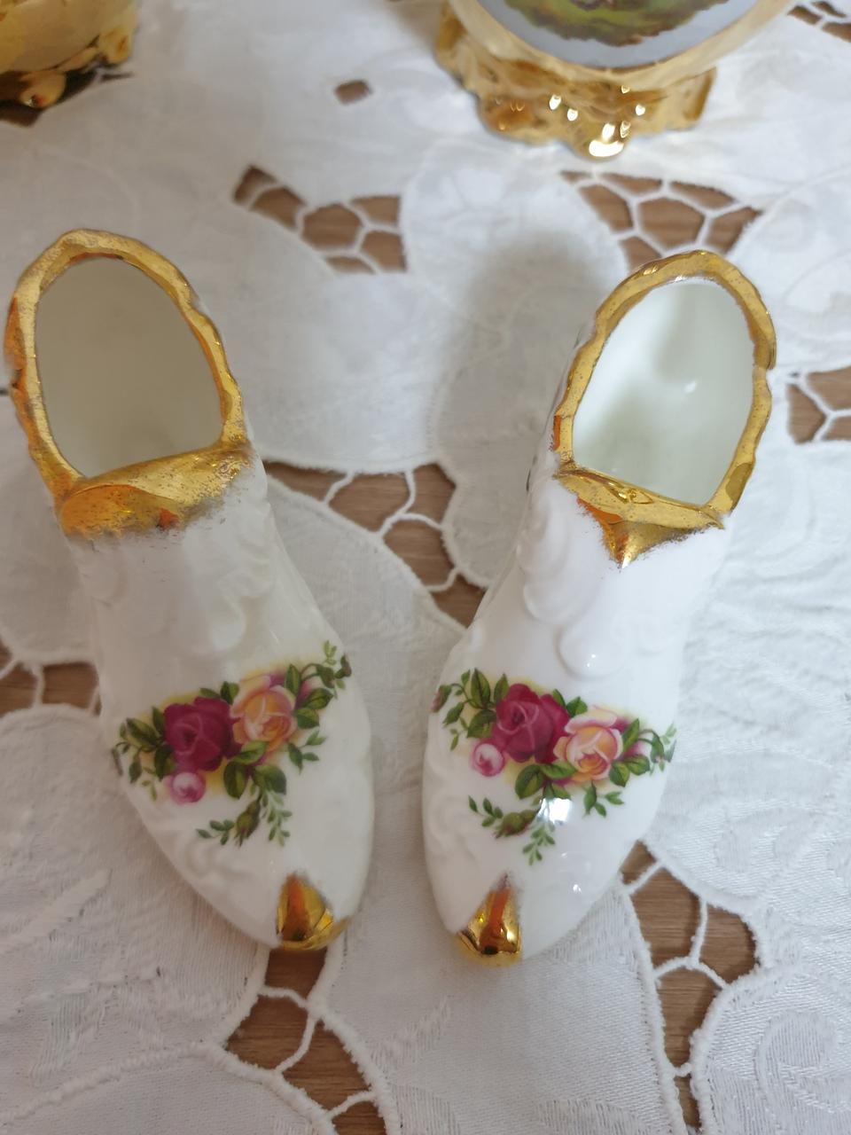 로얄알버트 올드컨트리로즈 구두 2개