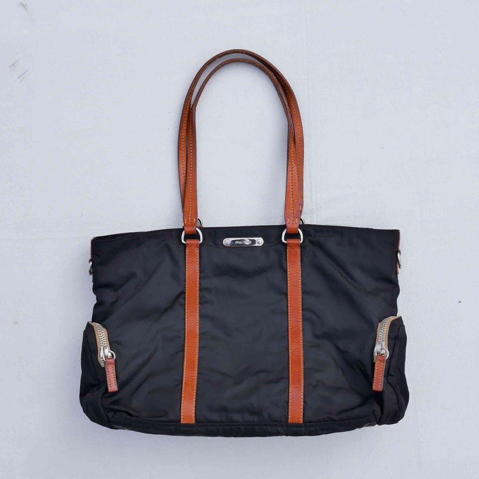 [정품] MIU MIU 미우미우 나일론 토트백