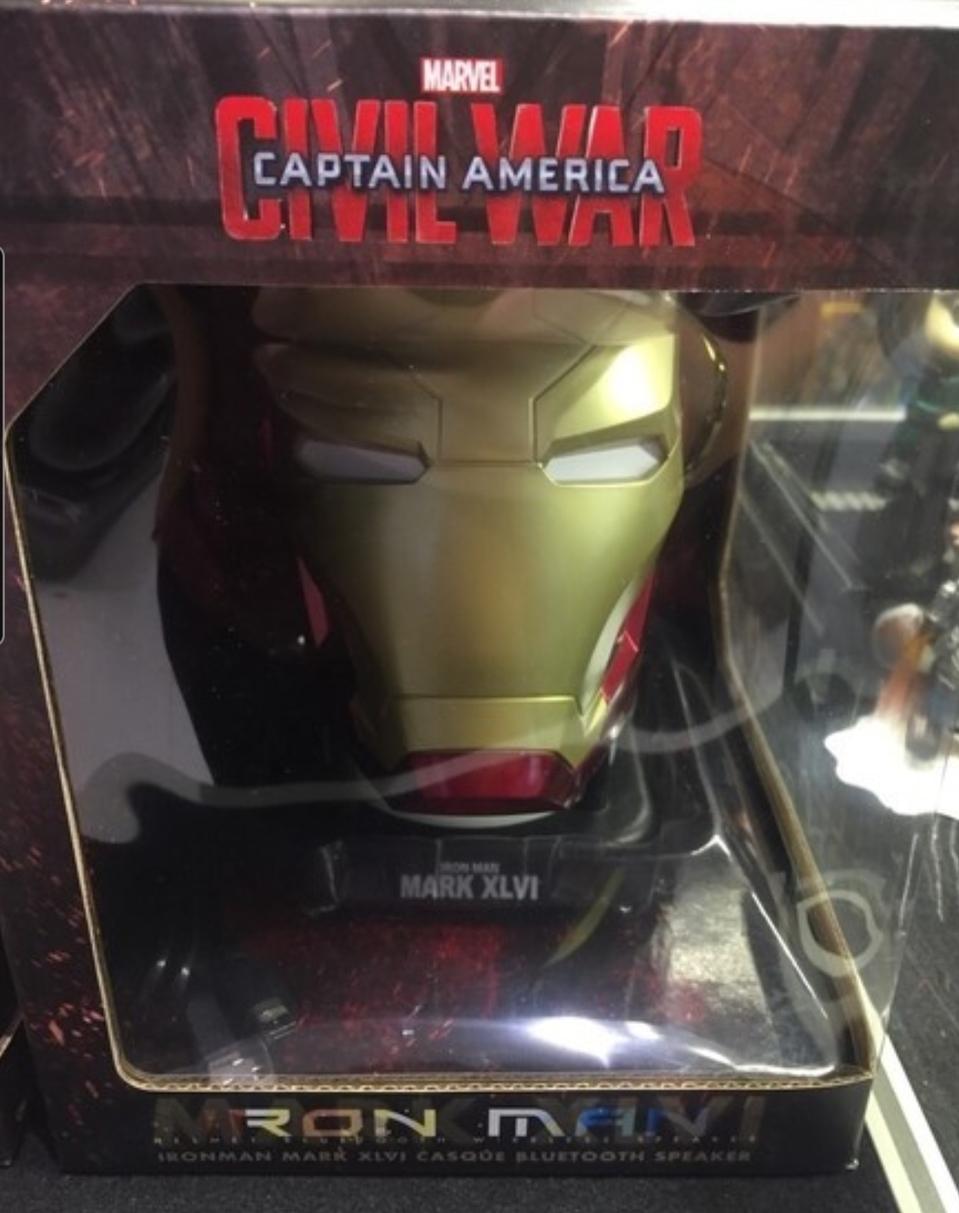 아이언맨 스피커 미니 정품(새것 무료배송)