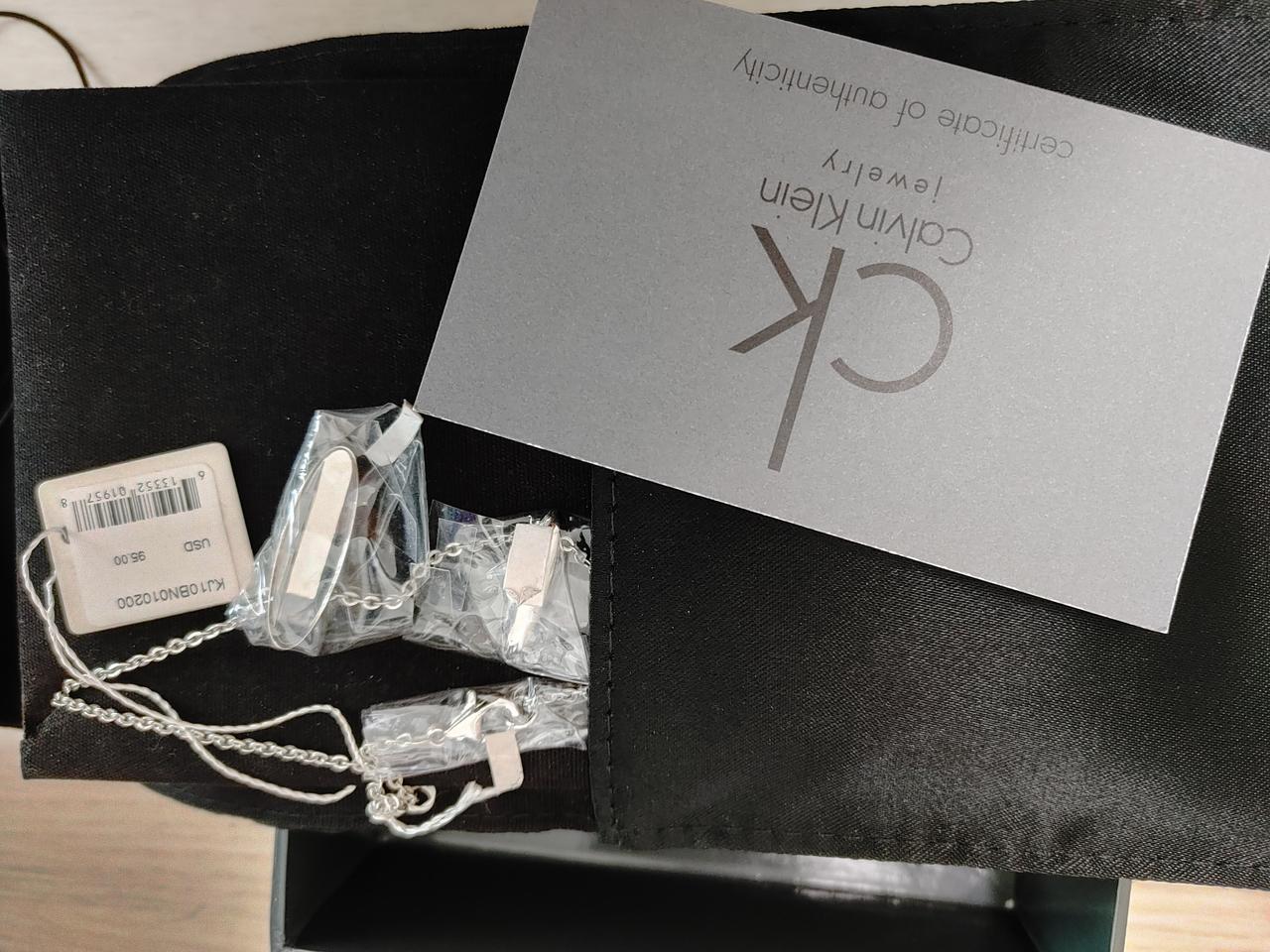 CK 칼빈클라인 여성 8호 천연보석 목걸이