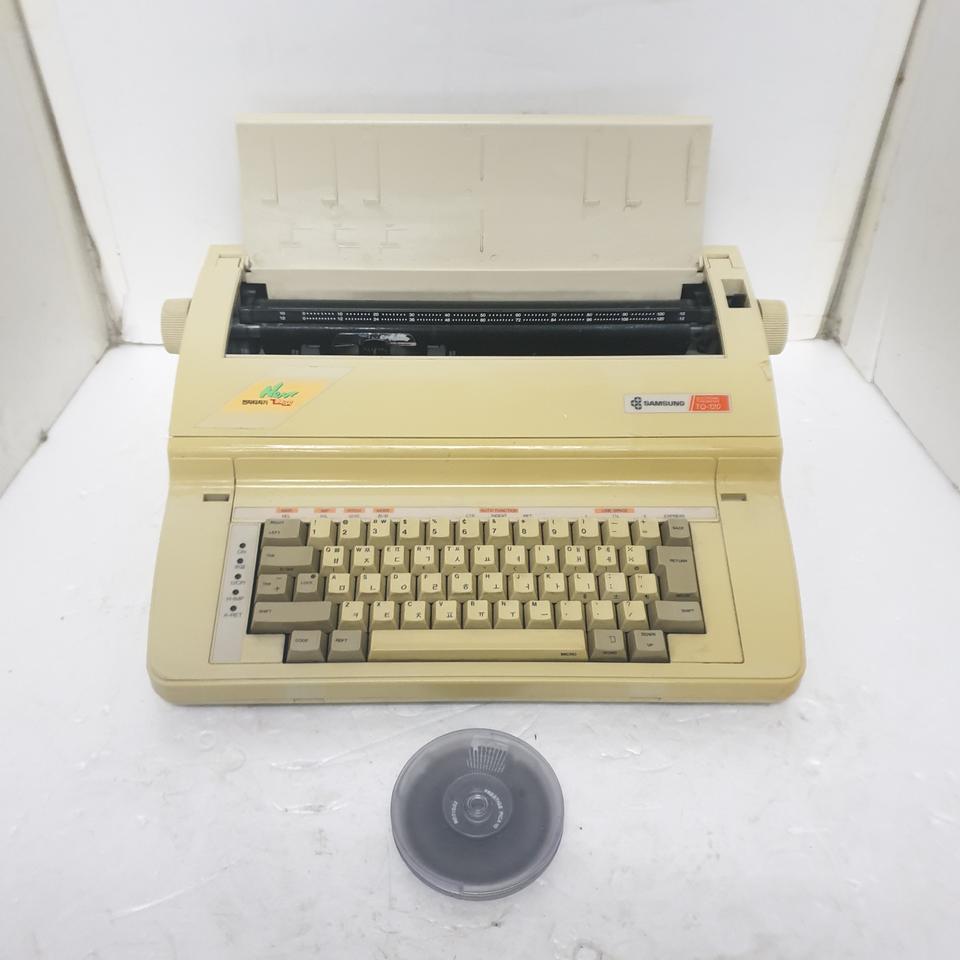 삼성 하이터치 한영 전동 타자기 TQ-120