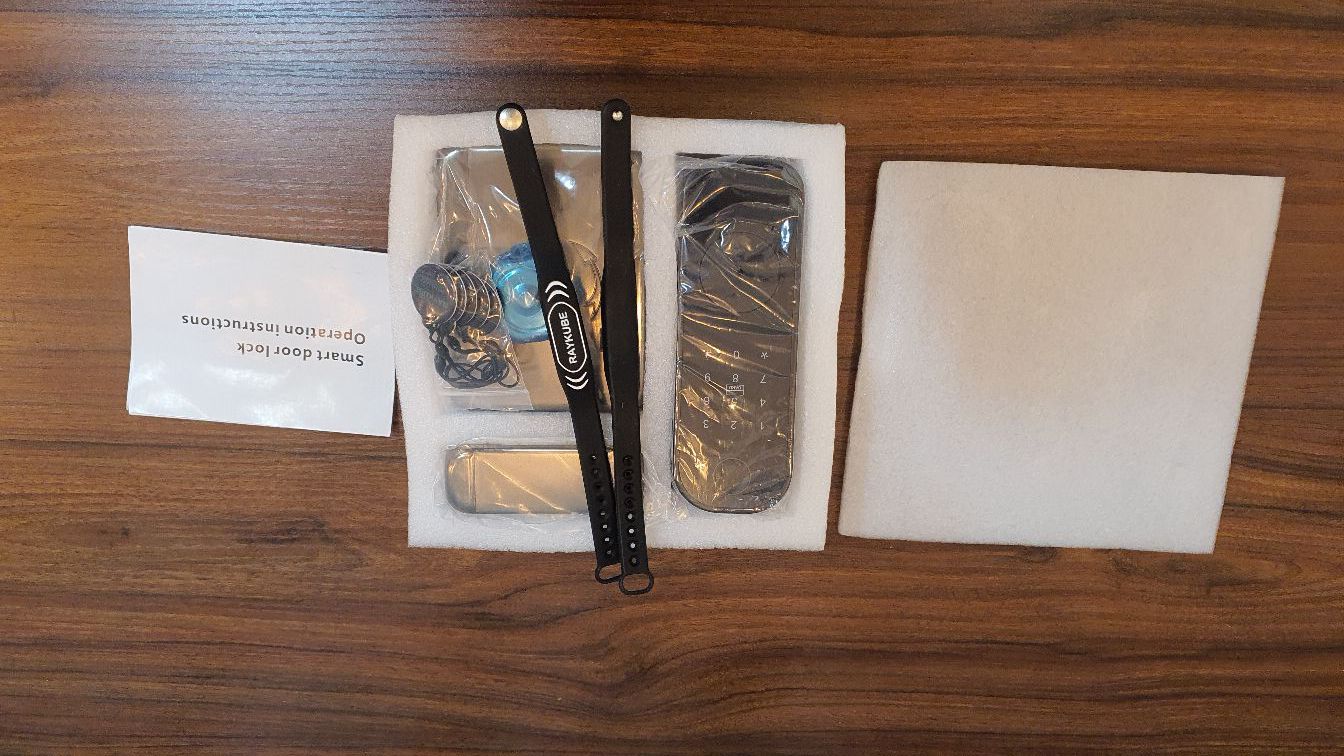 디지털 스마트 도어락 with 와이파이 + 지문, 방수