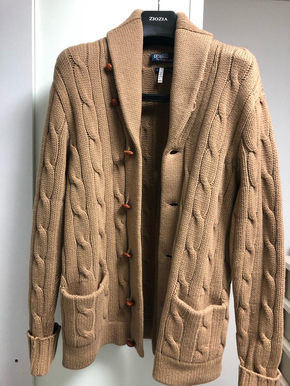 폴로 꽈배기 니트 가디건 판매합니다..!