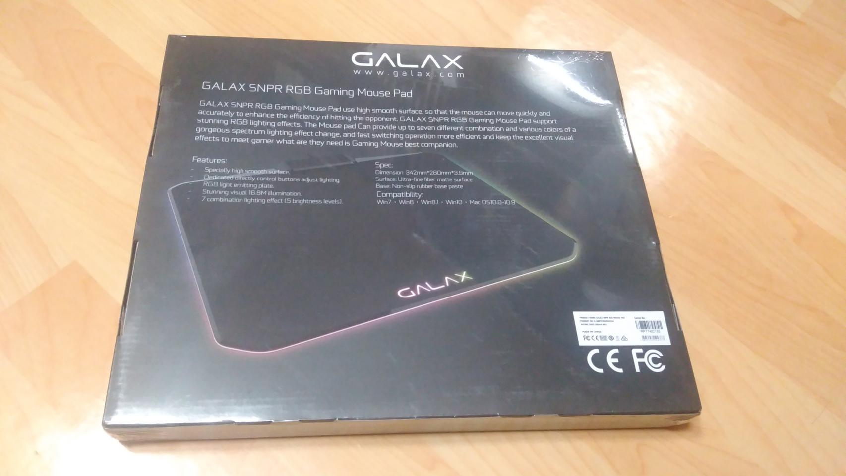 갤럭시 GALAX SNPR RGB 마우스패드