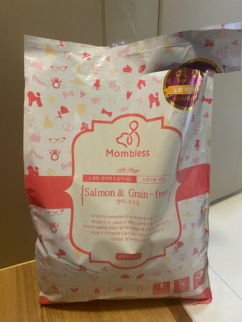 맘블레스 연어건강 대용량 사료