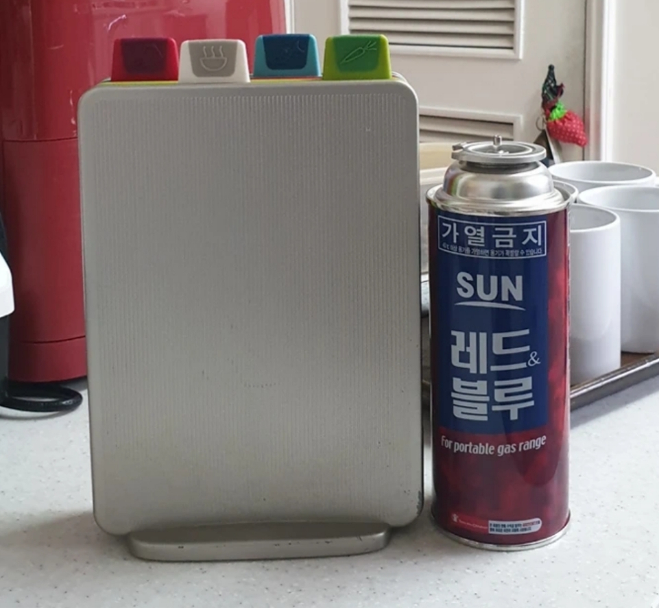 그릇정리-자취생용 이나 캠핑여행용 미니도마셋트