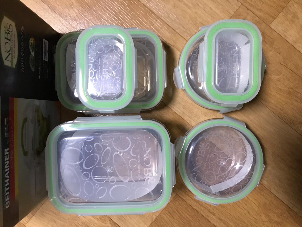 가이타이거 노비스 밀폐용기6종/12P(새상품)