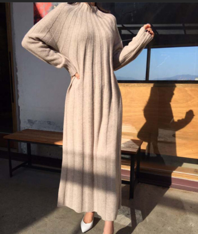 캐시미어 울 원피스! 롱원피스
