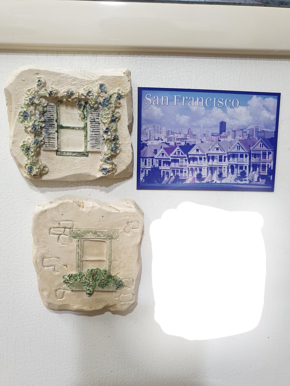 냉장고 자석 3개