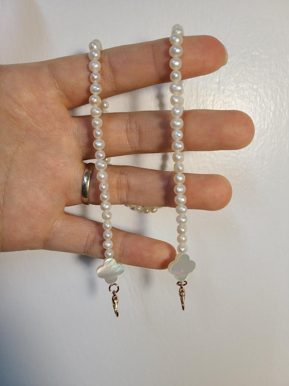 진주 마스크걸이 마스크스트랩 새상품