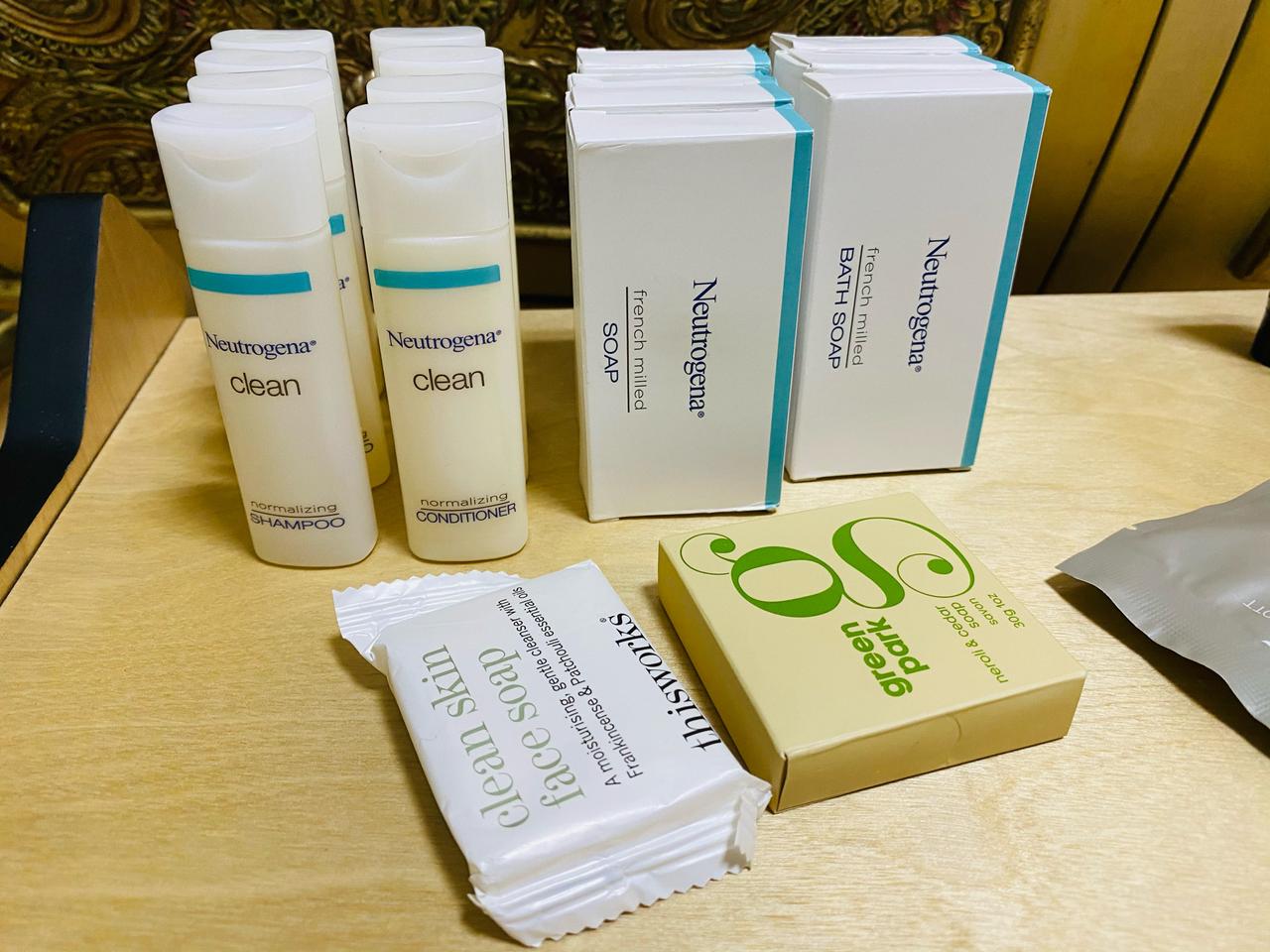 미국 힐튼 호텔 어메니티 뉴트로지나 제품 일괄 만원