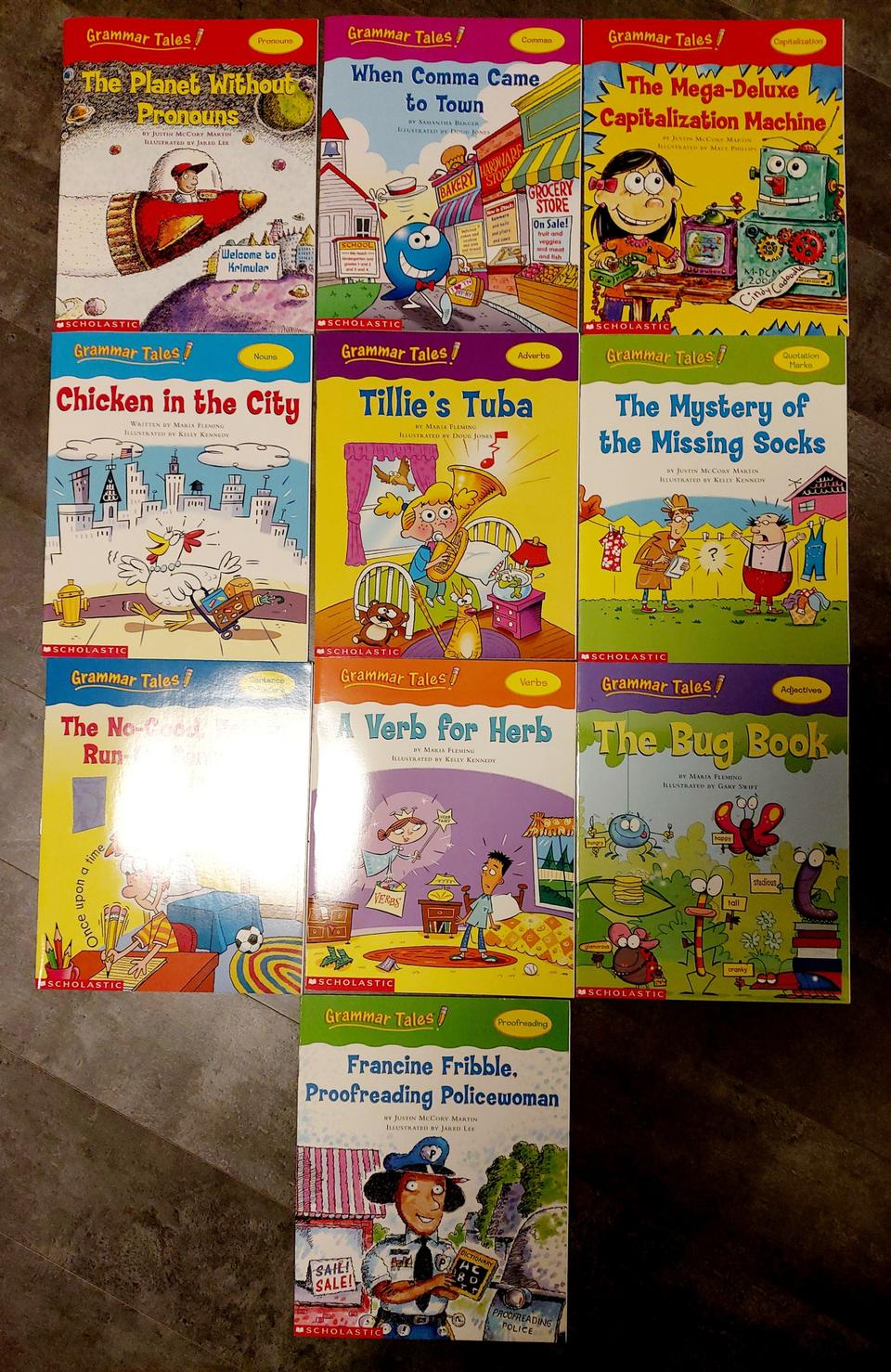 scholastic 영어 문법동화