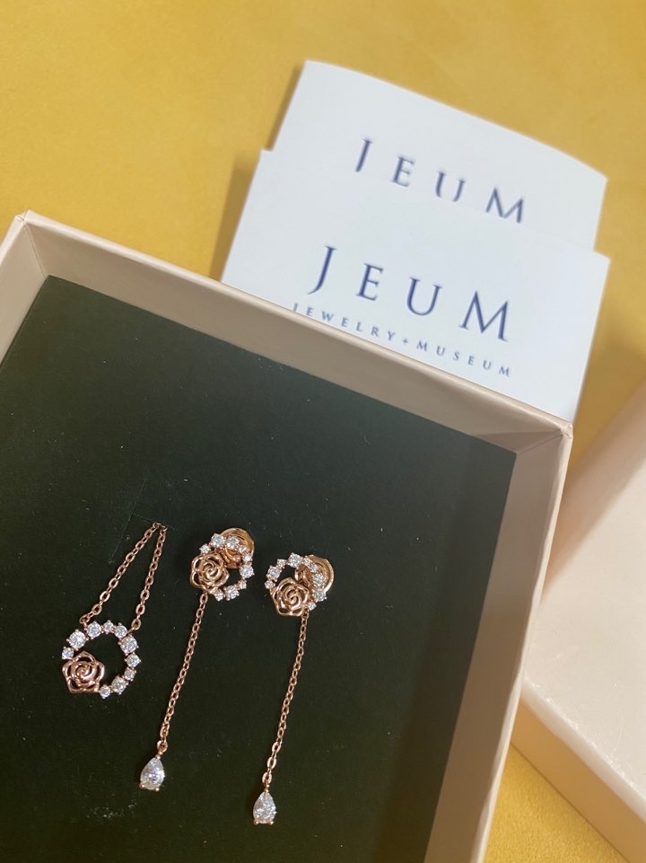 로즈몽 목걸이&귀걸이