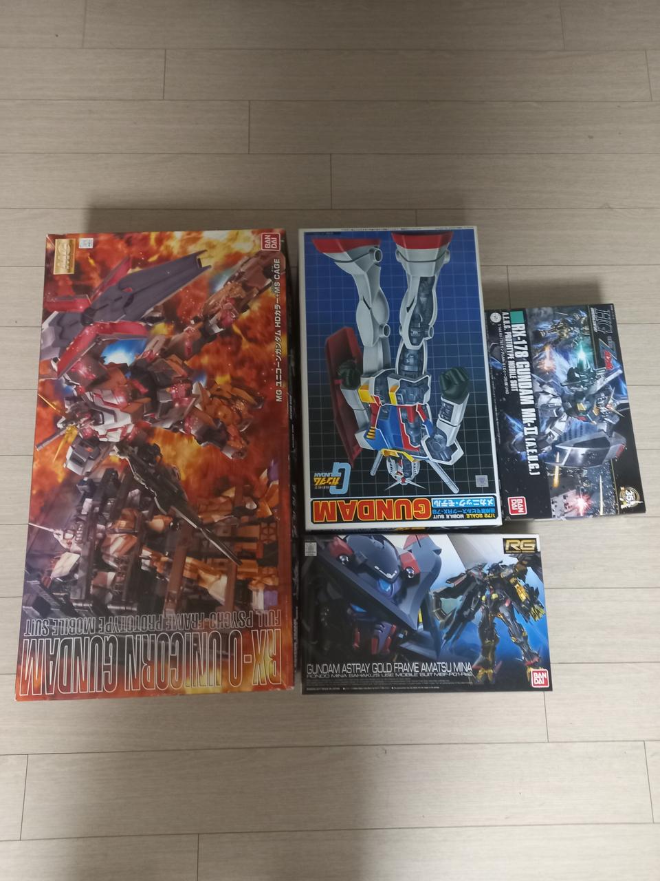 건담 4종 일괄