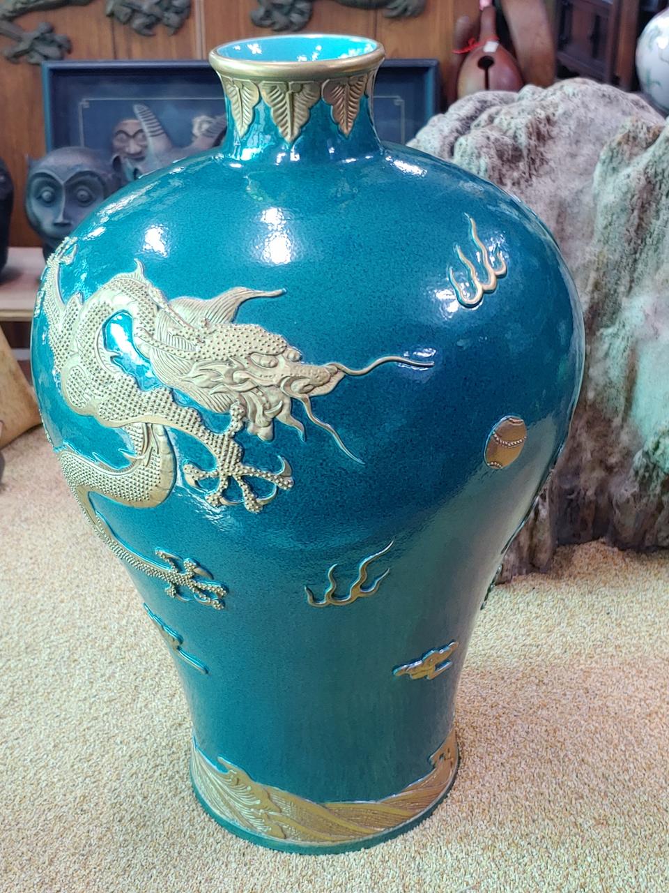 매병 양각용춘매병