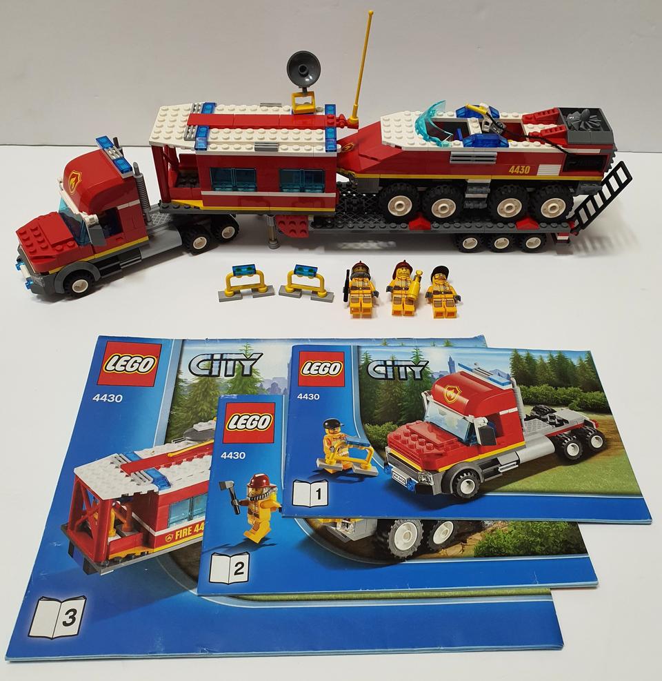 레고 시티 소방차 4430 광부 60184