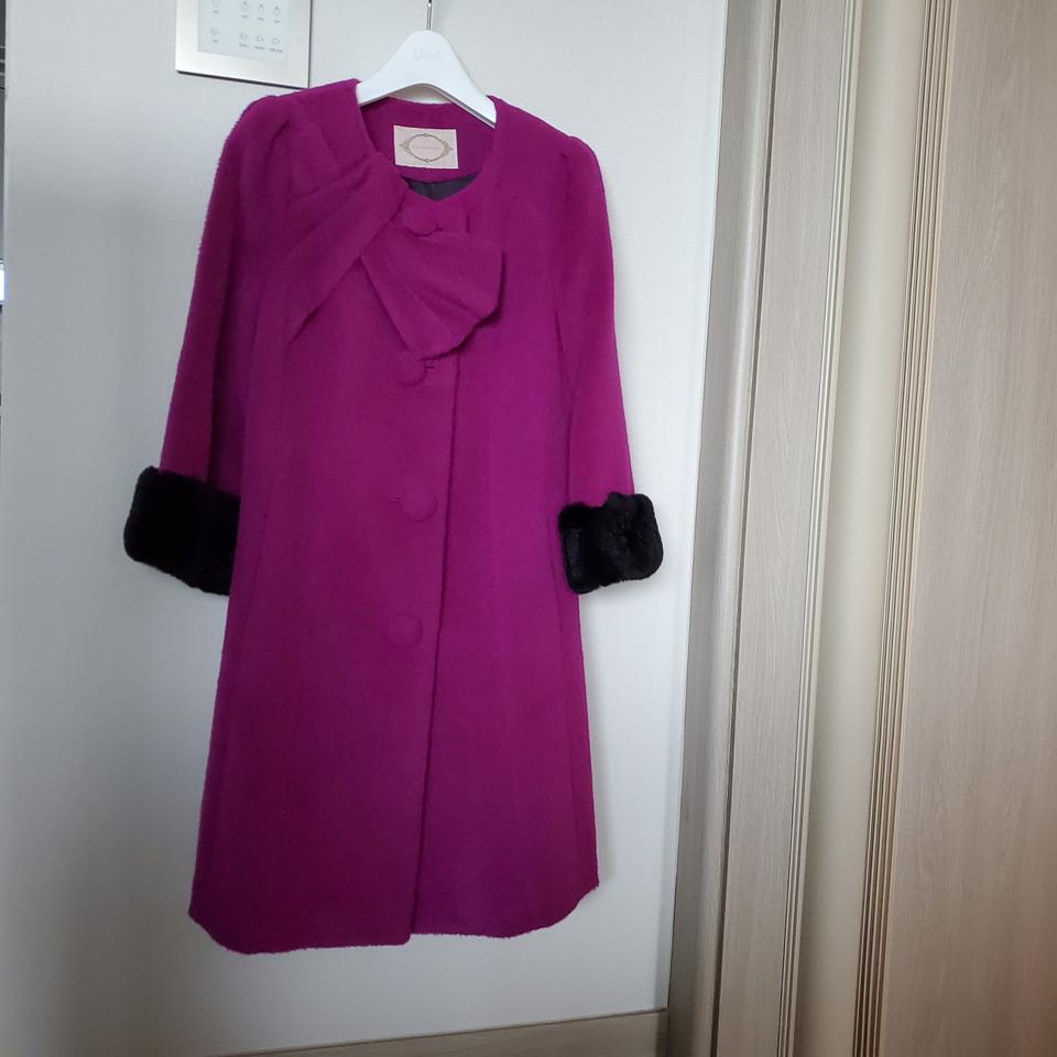 레니본 코트(수리알파카)