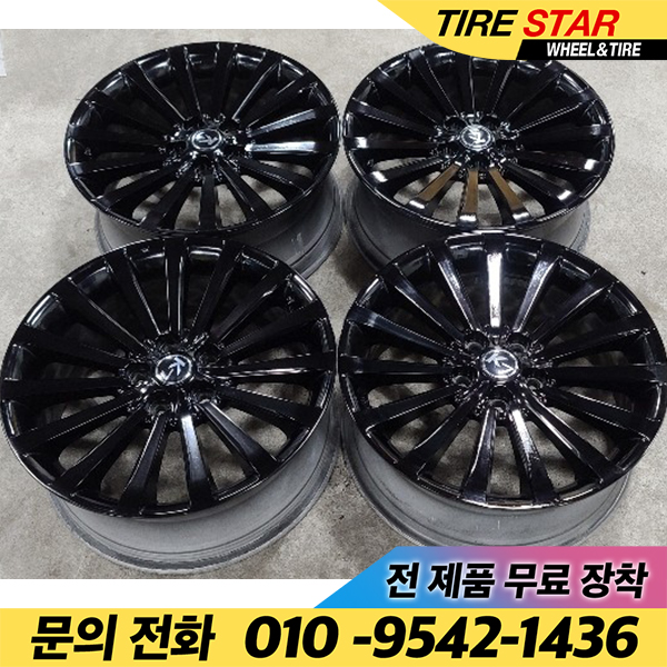 18인치 기아 더뉴K7 유광블랙 순정휠 1대분