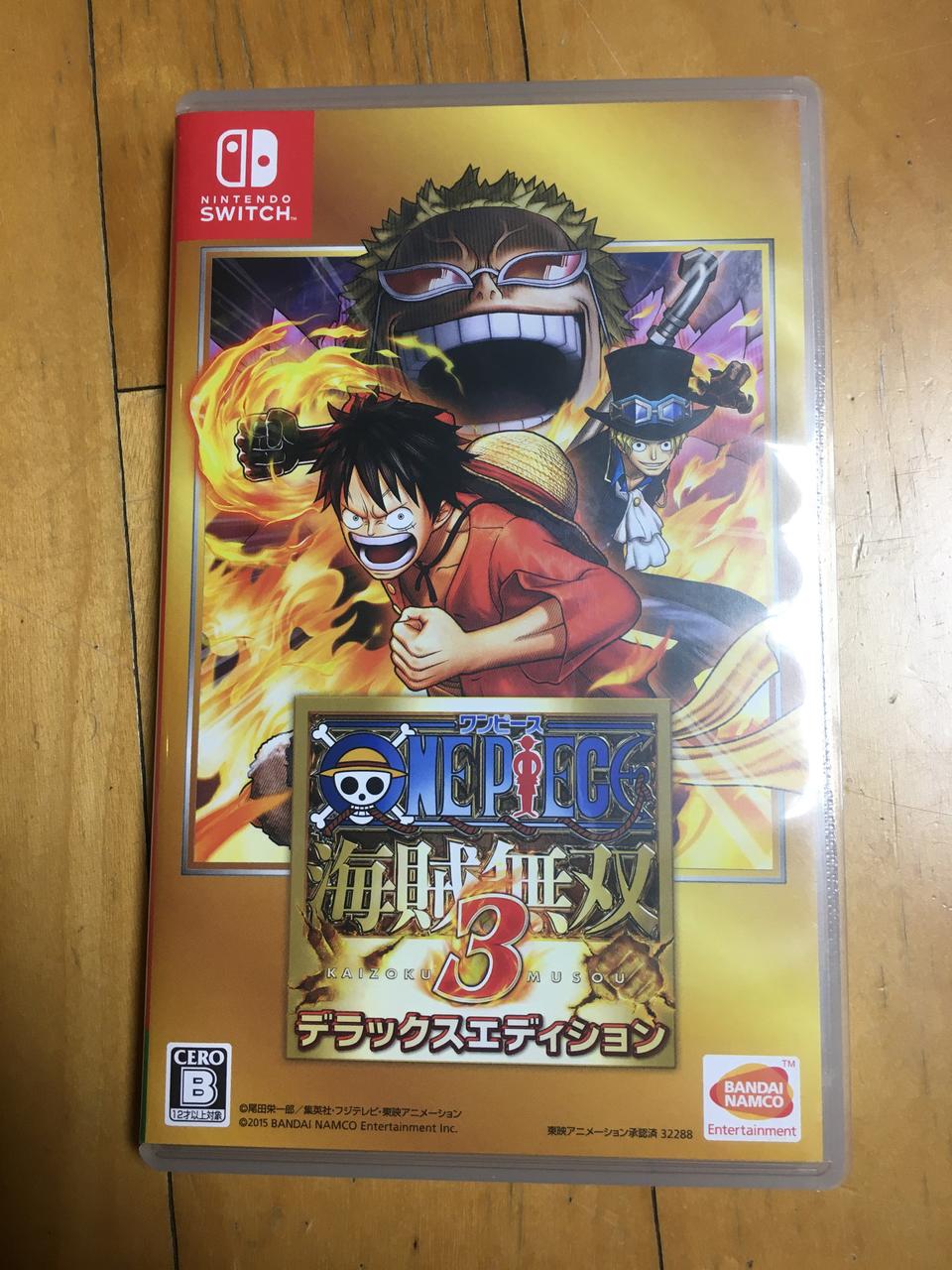 (닌텐도 스위치)원피스 해적무쌍3 DE 일판 중고 한국어미지원
