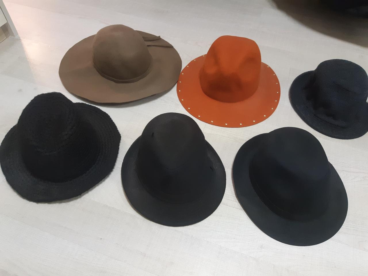 여성 페도라 울모자 멋쟁이 챙