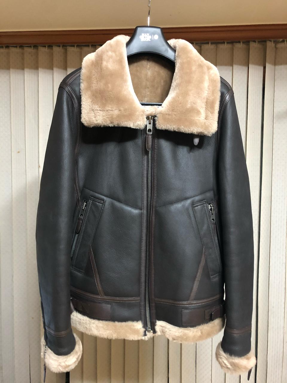 램스킨양털양가죽100% 리얼무스탕