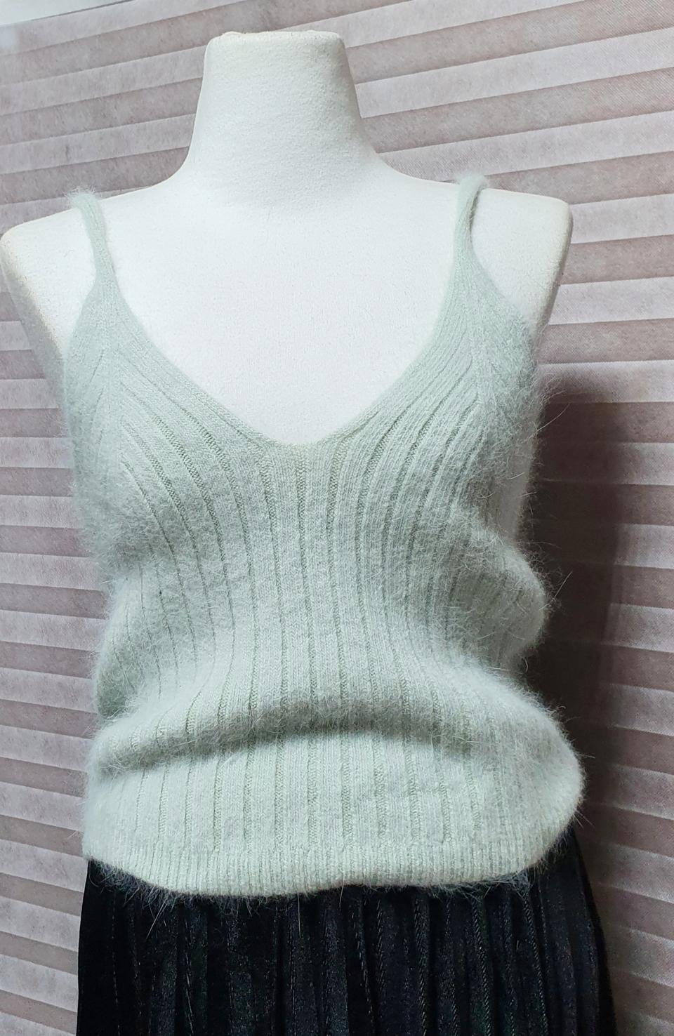 하이퀄 앙고라 뷔스트에