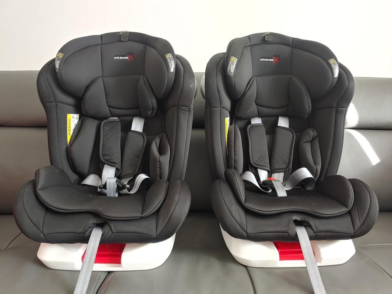 에어보스 회전형 카시트 2개일괄(아이소픽스, 쌍둥이)