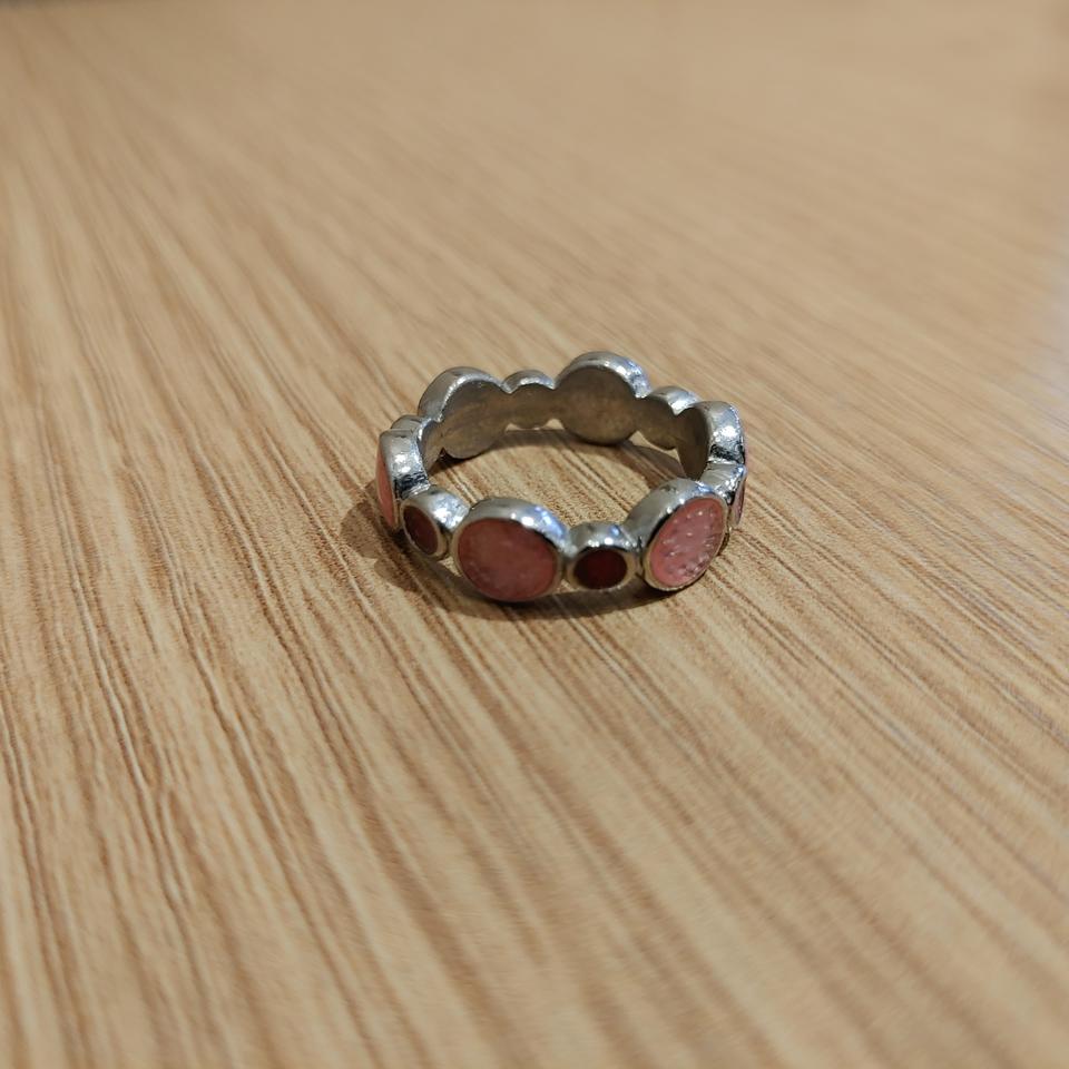 빈티지 핑크 반지