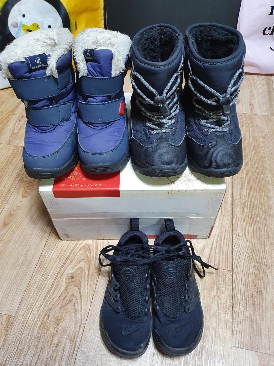 아동부츠,운동화 일괄/나이키/베어파우